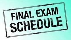 Exam Schedule Clip Art